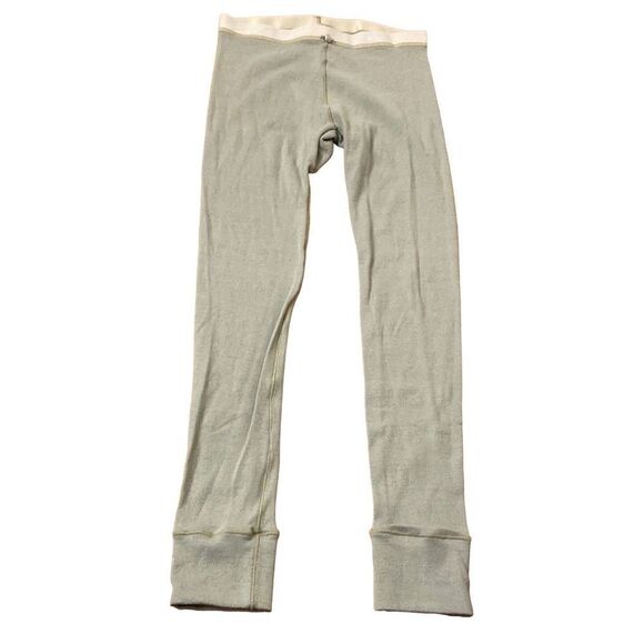 NEW
SKIMS Logo Pointelle Cotton Rib Leggings Mineral Sage Green Size 8 Girls - Picture 1 of 4